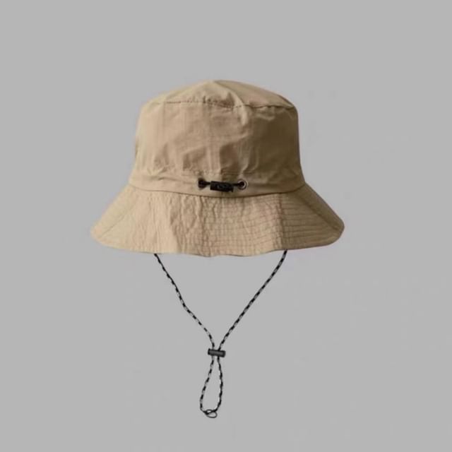 Plain Hat Drawstring Bucket