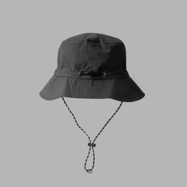 Plain Hat Drawstring Bucket