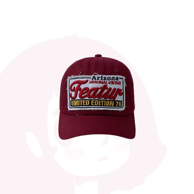 Baseball Embroidered Applique Lettering Cap