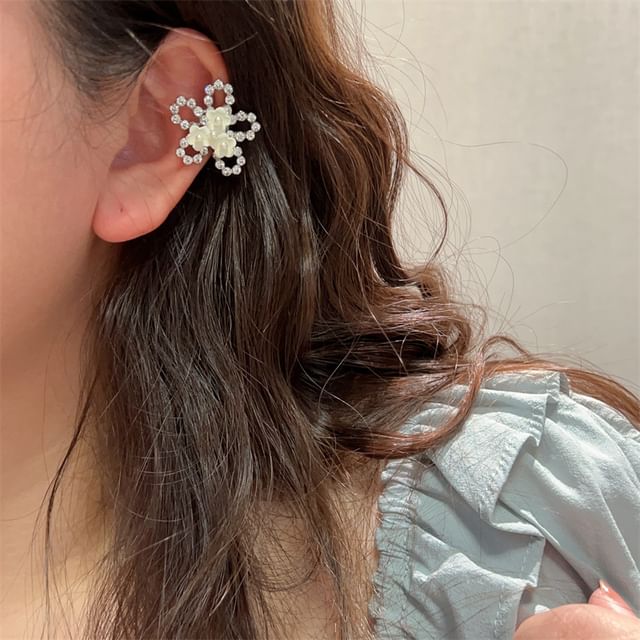 Dragonfly Alloy / Cuff Ear Floral
