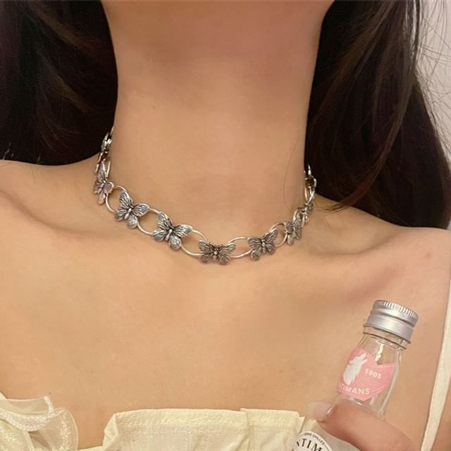 Butterfly Necklace Chain