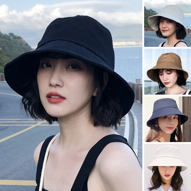 Bucket Plain Hat