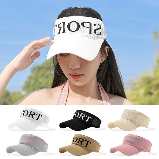Visor Lettering Knit