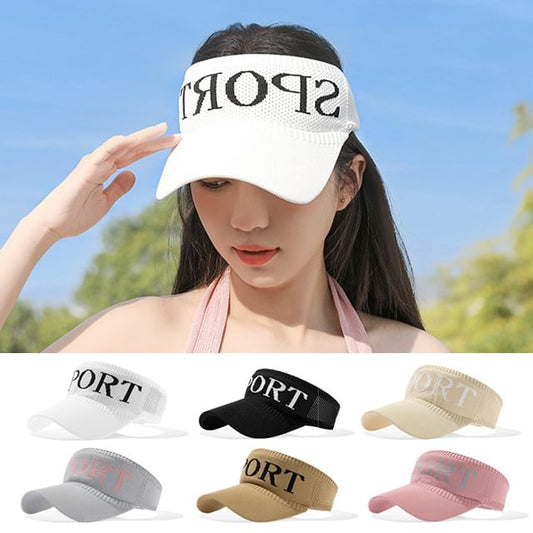 Visor Lettering Knit