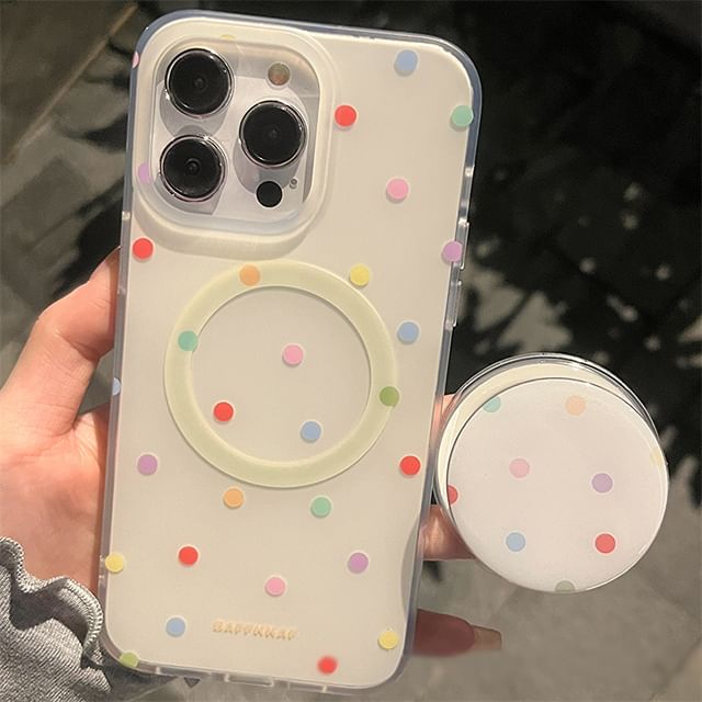 Dot MagSafe Case Phone Polka