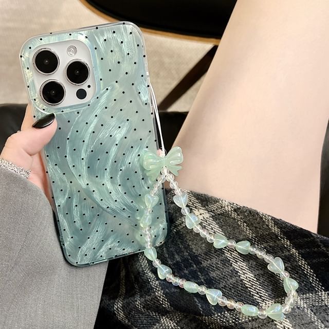 Case Phone Dot Polka