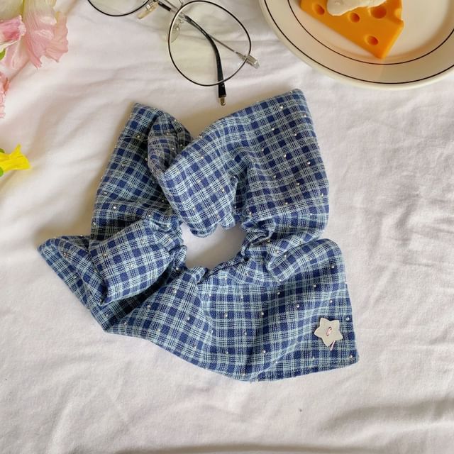 Chouchou à carreaux