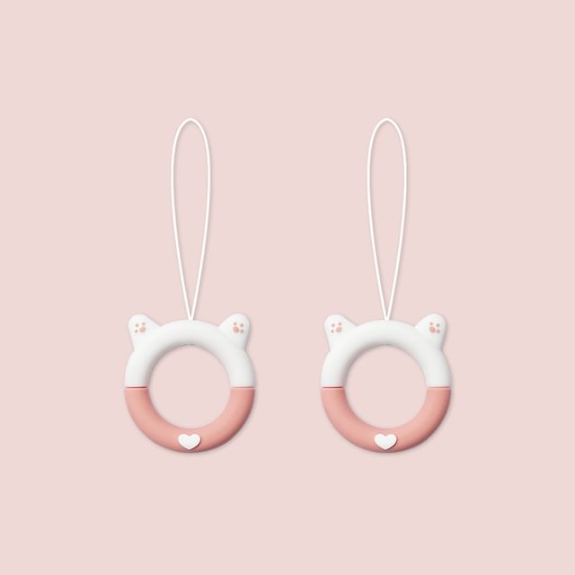 Cat Silicone Phone Charm  / Set