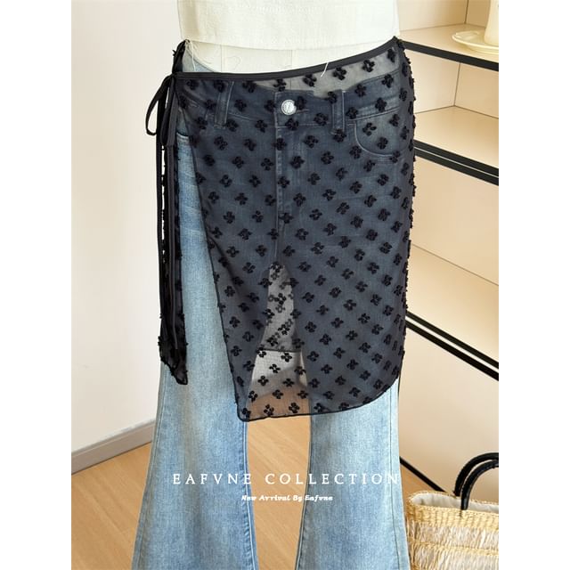 Apron Skirt Half Lace