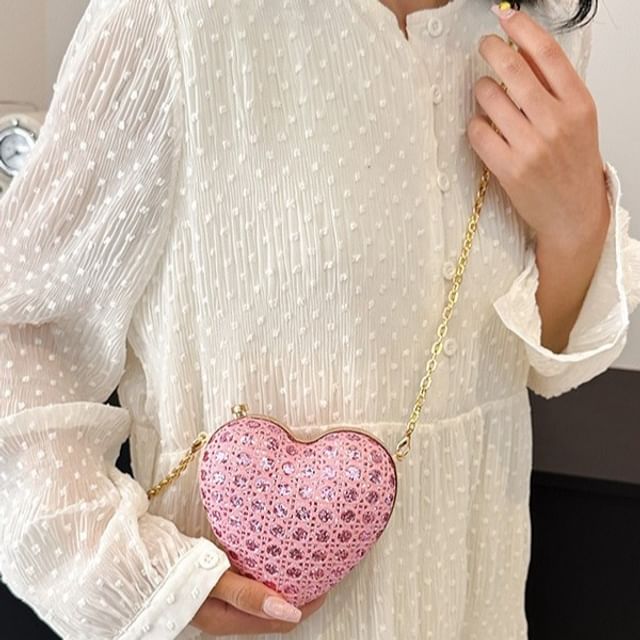 Chain Heart Bag Strap Crossbody