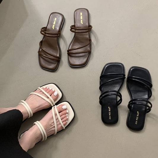 Sandals Slide Plain