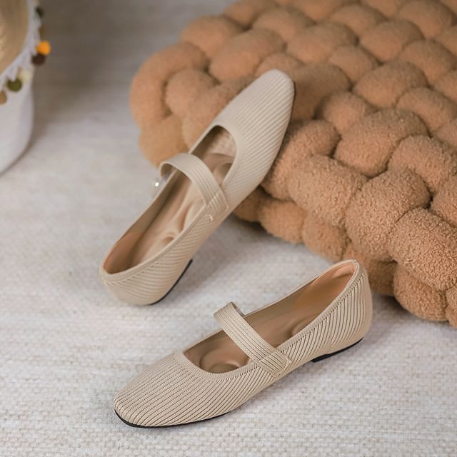 Mary Flats Jane Plain Fabric