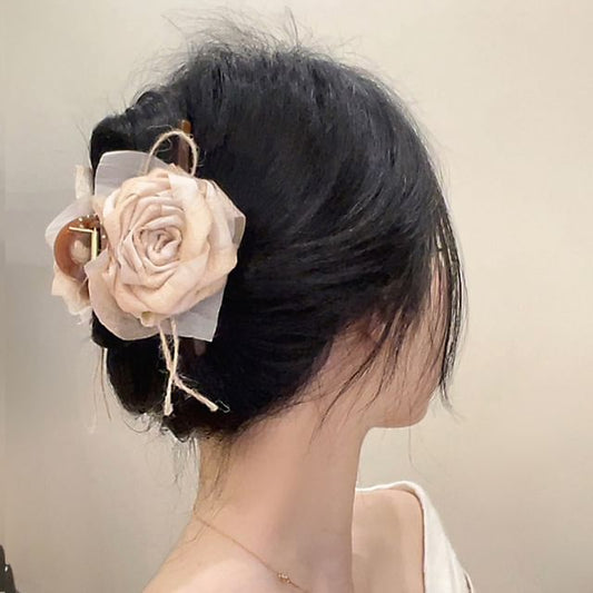 Rose Hair Claw / Orchid Hair Clip