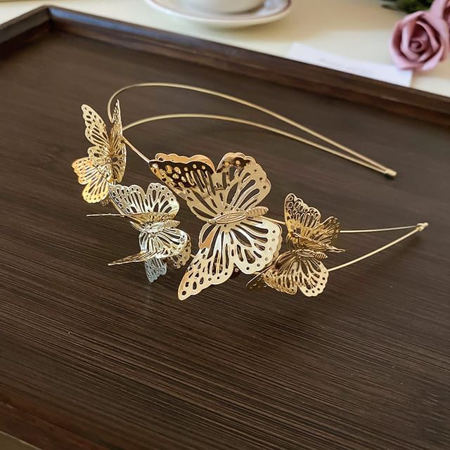 Headband Butterfly Alloy