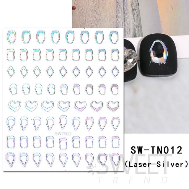 Metallic Nail Art Stickers