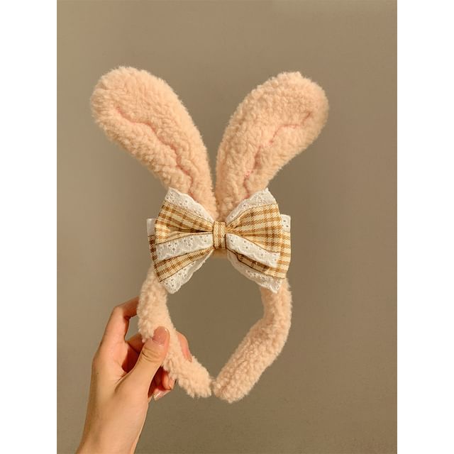 Band Hair Wash Rabbit Ear Headband / Face