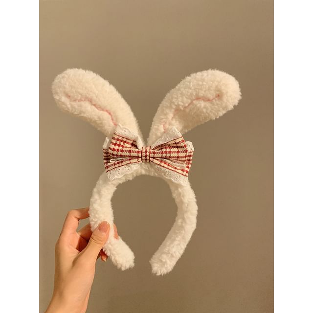 Band Hair Wash Rabbit Ear Headband / Face