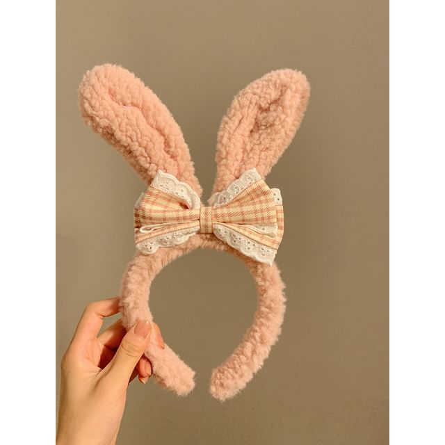 Band Hair Wash Rabbit Ear Headband / Face