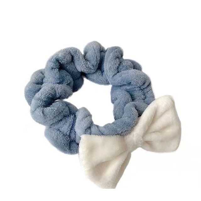 Bow Wash Face Headband Ruffle