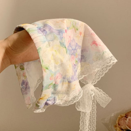 Designs) Bandana (Various Headband Trim Print Lace