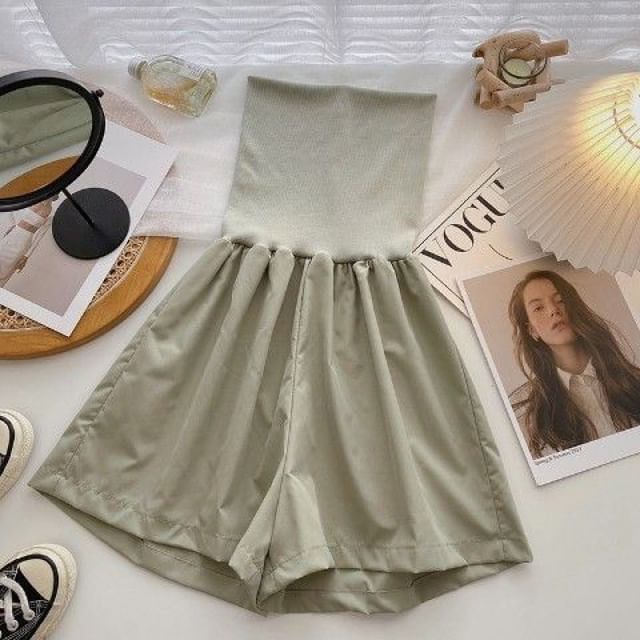 Plain Romper Strapless