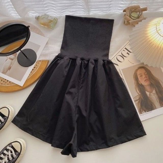 Plain Romper Strapless