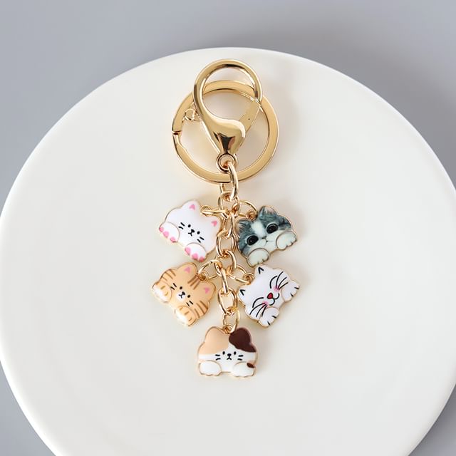 Japanese Cartoon-Cat Key Ring / Bag Charm