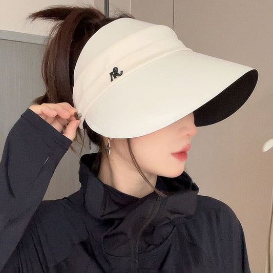 Embroidered Visor Sun Lettering