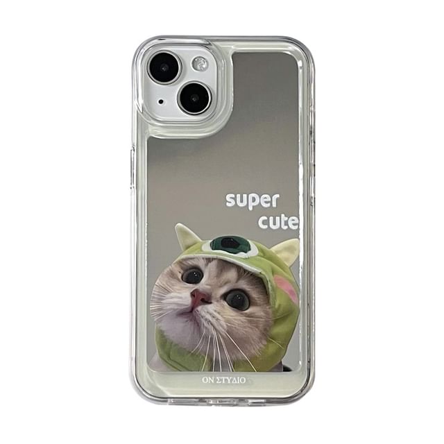 Mirrored Phone Cat Case