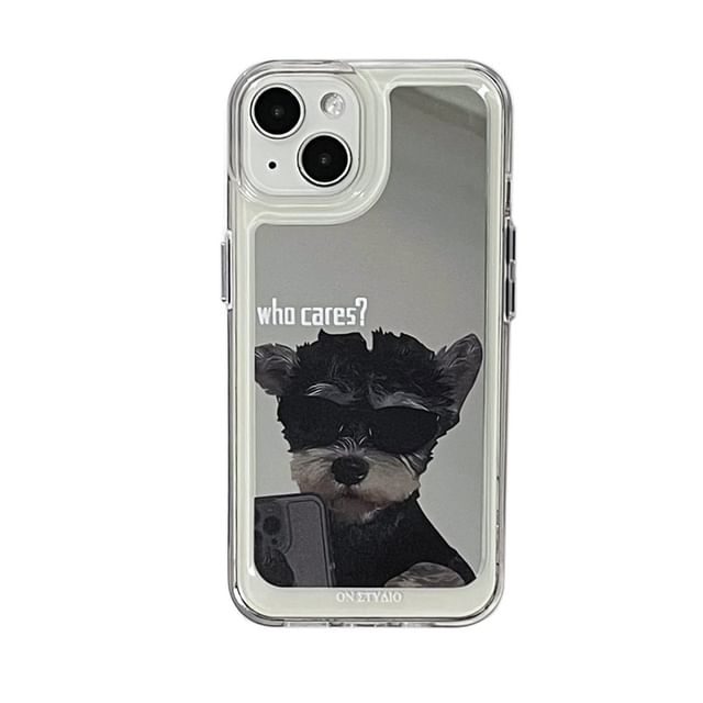 Phone Mirrored Dog Case