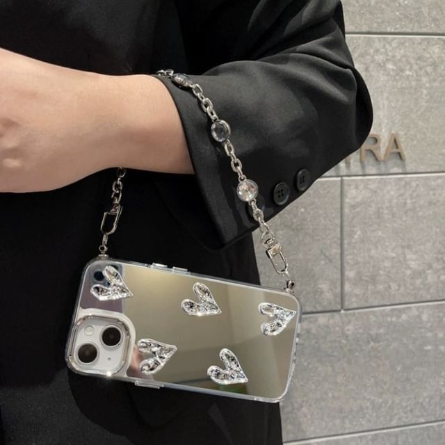 Mirrored Heart Phone Case
