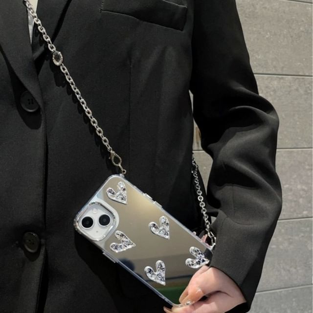 Mirrored Heart Phone Case