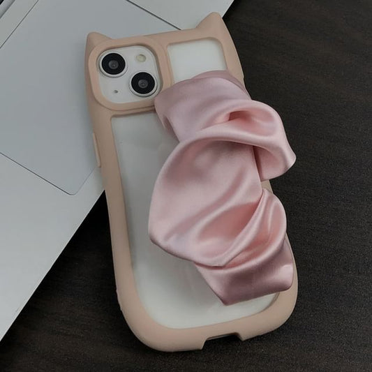 Phone Scrunchie Cat Ear Case