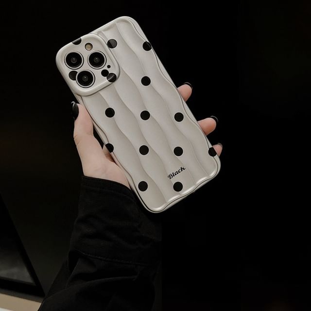 Phone Polka Strap Dot Case