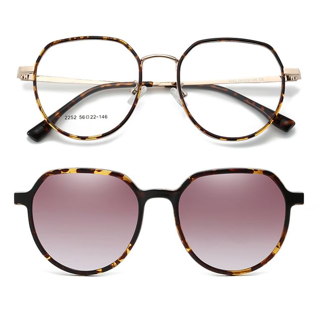 / Eyeglasses Clip Sunglasses 2 Designs) On (Various in 1 Magnetic