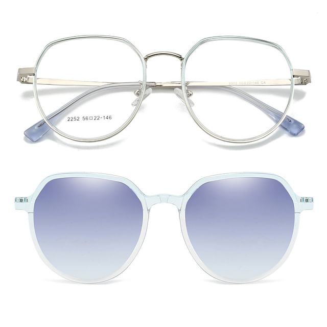 / Eyeglasses Clip Sunglasses 2 Designs) On (Various in 1 Magnetic