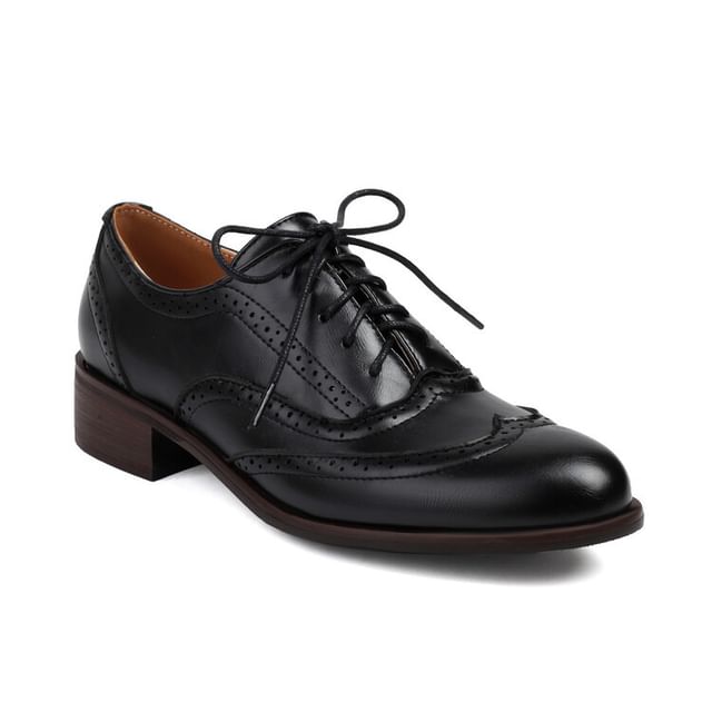 Oxford Lace-Up Shoes Brogue