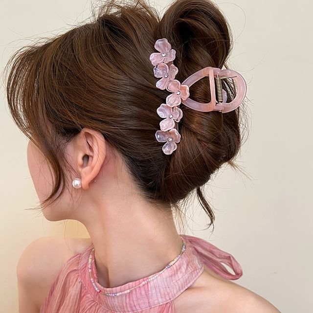 Claw Floral Hair Rhinestone