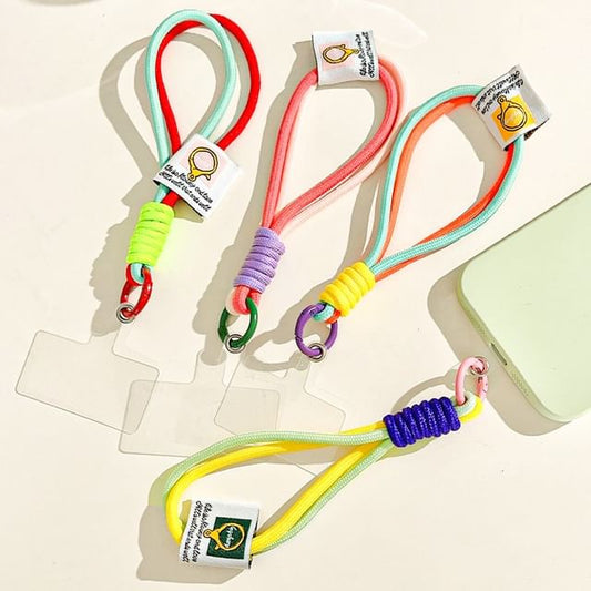 Two-Tone Applique Phone Strap