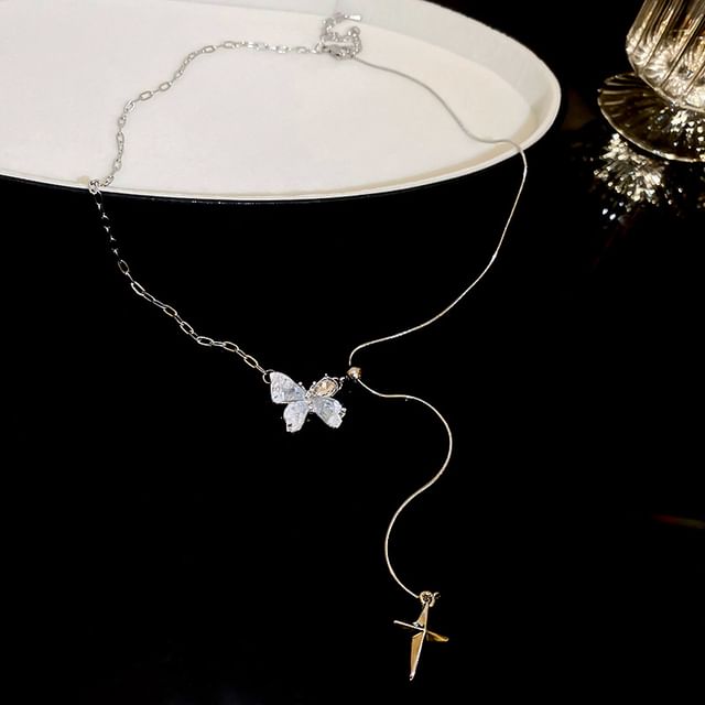 Necklace Layered Butterfly