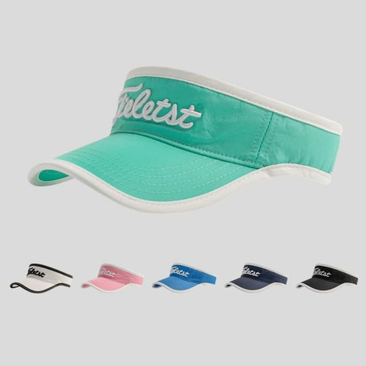 Visor Contrast Embroidered Sun Trim Lettering