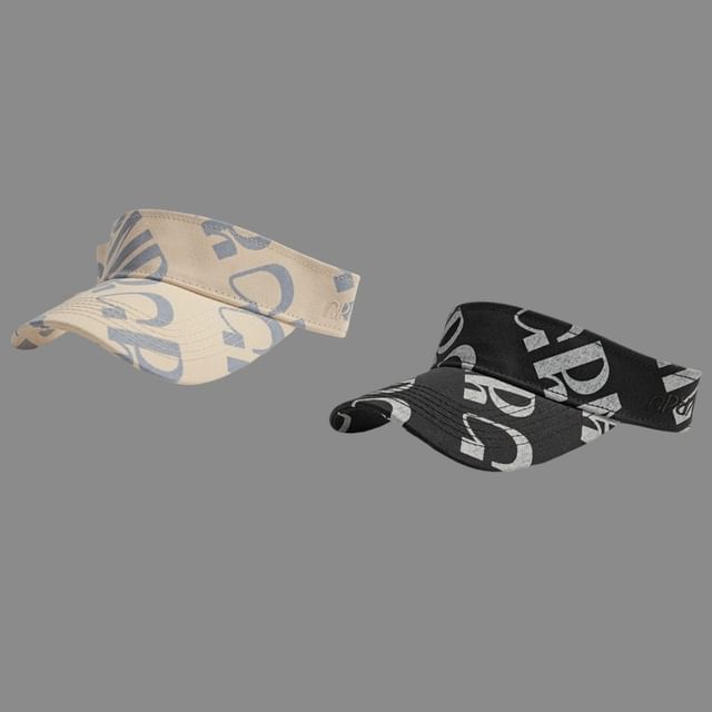 Sun Lettering Visor Print