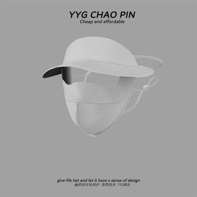 Cover Brim with Protection Face Plain Sun