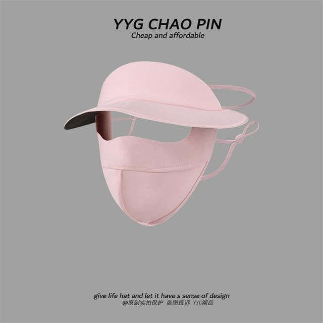 Cover Brim with Protection Face Plain Sun