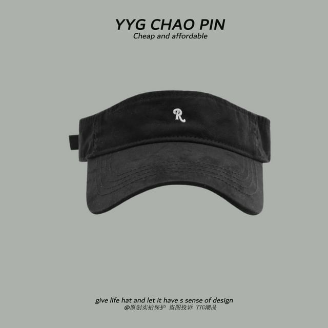 Visor Sun Lettering Embroidered
