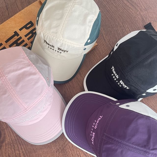 Cap Embroidered 5 Lettering Panel