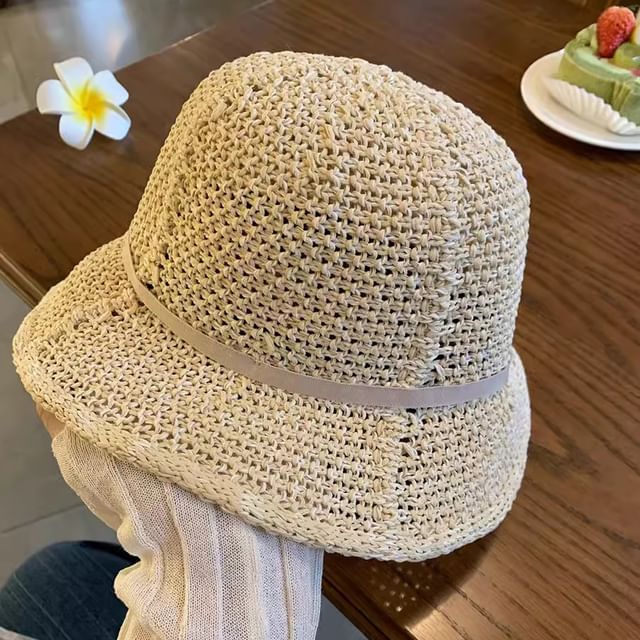 Bucket Straw Hat