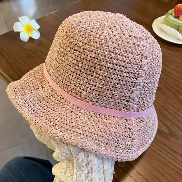 Bucket Straw Hat