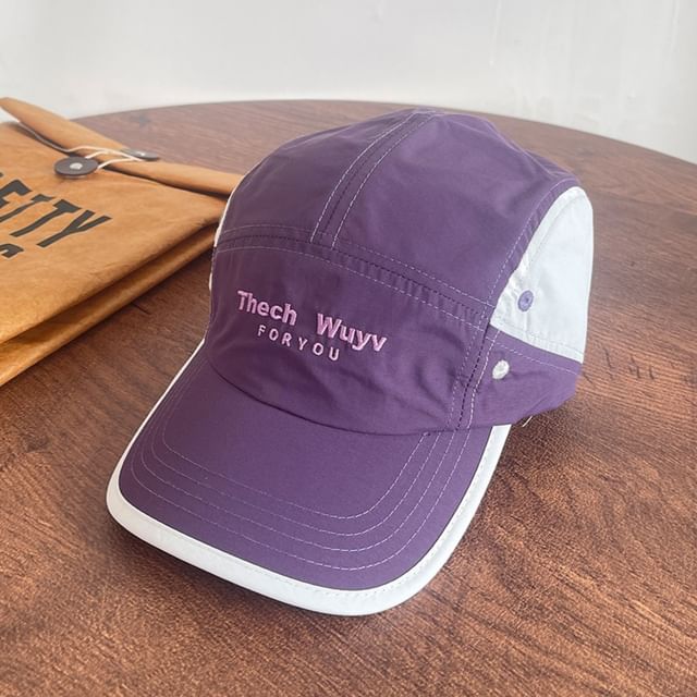 Cap Embroidered 5 Lettering Panel