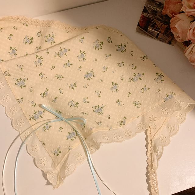 Trim Floral / Bandana Designs) (Various Lace Scrunchie